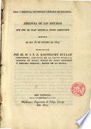 Discurso inaugural que en la abertura de estudios de la R. y Pont. Univ. Literar. de Mallorca pronunció el P. Fr. Gerónimo Bibiloni Franciscano el dia 18 de Oct. de 1827