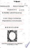 Discursos morales y politicos sobre el cantico de Habacuc
