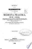 Doctrina de los elementos y su aplicación a la medicina práctica