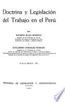 Doctrina y legislación del trabajo en el Perú