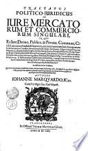 Documenta commercalia, Sive tractatus de jure mercatorum et commerciorum singulari