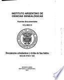Documentos eclesiásticos y civiles de San Isidro