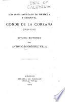 Don Diego Hurtado de Mendoza y Sandoval, conde de la Corzana (1650-1720)