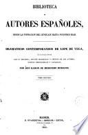 Dramaticos contemporaneos de Lope de Vega