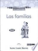 Early Childhood Themes: Las familias (Families) Kit (Spanish Version)