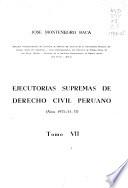 Ejecutorias supremas de derecho civil peruano: Años 1953-54-55