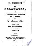 El Bachiller de Salamanca, ó, Aventuras de D. Querubin de la Ronda, 2