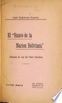 El Banco de la Nación Boliviana
