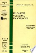 El cartel cultural en Caracas