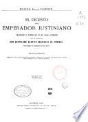 El digesto del Emperador Justiniano