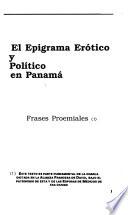 El epigrama erótico y político en Panamá