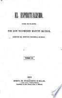 El espiritualismo: (XXV, 321 p.)