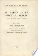 El Fabio de la Epistola moral