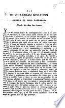 El Guardian Regañon contra el lego hablador. [A pamphlet on the insurrection in Mexico].
