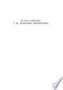 El Inca Garcilaso y el humanismo renacentista