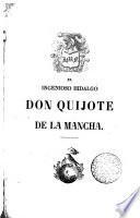 El Ingenioso hidalgo don Quijote de la Mancha,1