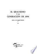 El krausismo y la generación de 1898