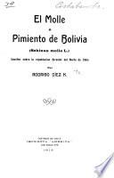 El molle o pimiento de Bolivia (Schinus molle L.)