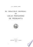 El oraculo manual de Lucas Fernandez de Piedrahita