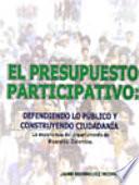 El presupuesto participativo