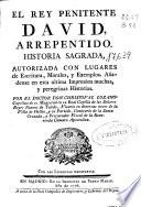 El rey penitente David arrepentido