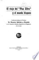 El viaje del Plus ultra y el mundo hispano