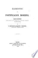 Elementos de fortificacion moderna