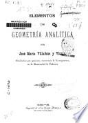 Elementos de geometría analítica