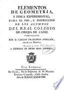 Elementos de geometria, y fisica experimental