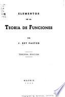 Elementos de la teoría de funciones