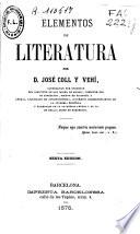 Elementos de literatura