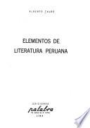 Elementos de literatura peruana