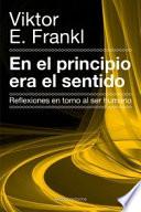 En el principio era el sentido