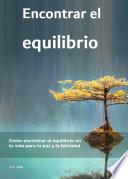 Encontrar el equilibrio