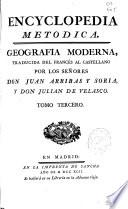 Encyclopedia metodica. Geografía moderna
