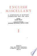 English miscellany