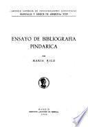 Ensayo de bibliografía pindárica
