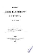 Ensayo sobre el gobierno en Europa