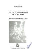 Ensayos sobre historia de la medicina