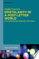 Libro Epistolarity in a Post-Letter World