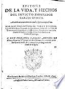 Epítome de la Vida y Hechos del Invicto Emperador Carlos V