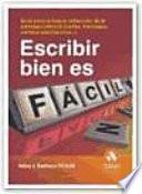 ESCRIBIR BIEN ES FÁCIL