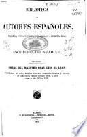 Escritores del siglo XVI.