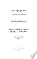 Escritos dispersos: 1896-1908