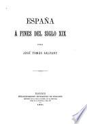 España á fines del siglo XIX