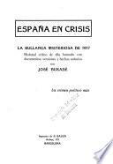 España en crisis: la bullanga misteriosa de 1917