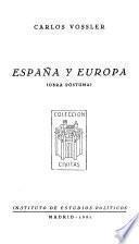 España y Europa