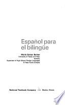 Español para el bilingüe