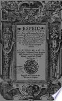 Espeio De Principes Y Cavalleros