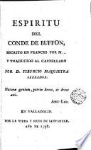 Espíritu del Conde de Buffon